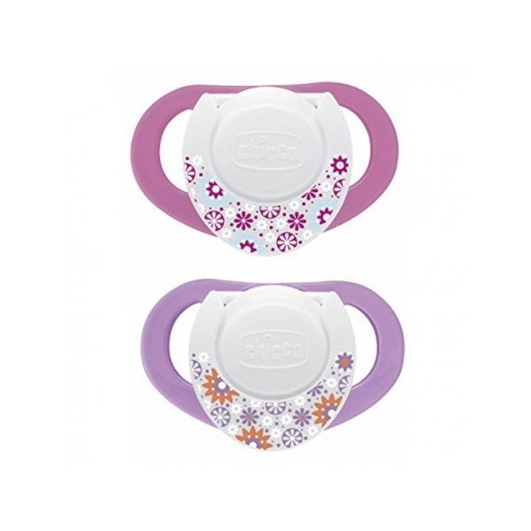 Chicco Chupeta Physio Orthodontic Silicone 4m+ Rosa(2 unid)